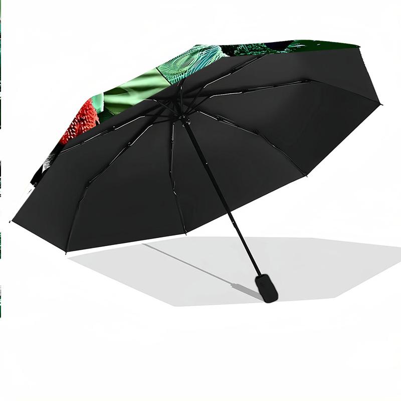 8‑Rib Automatic Umbrella, Manuel Neuer Design Foldable Umbrella for Sun Rain Protection Travel