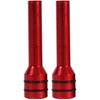 Car Door Lock Knobs 2pcs Universal Car Truck Aluminum Interior Door Lock Knob Pins Cover(Red)