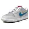Nike Dunk Low Comfortable and Versatile Low-top Skate Shoes Unisex Silver and Blue
