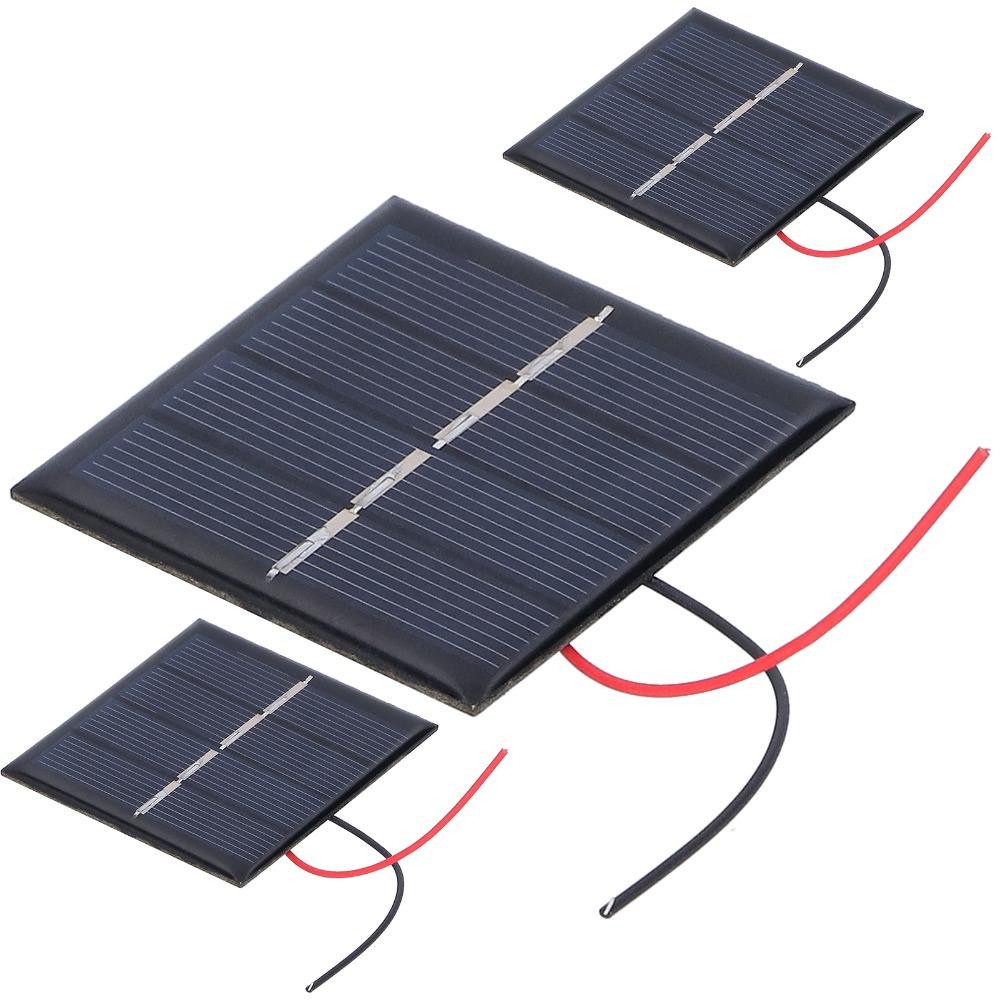 3 Pcs Polysilicon Solar Panel Cells Mini DIY Solar Panel Durable Solar Panel  DIY Battery Projects
