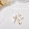 5Pieces/set Butterfly Nail Charms Butterfly Rhinestones Nail Art Decoration DIY