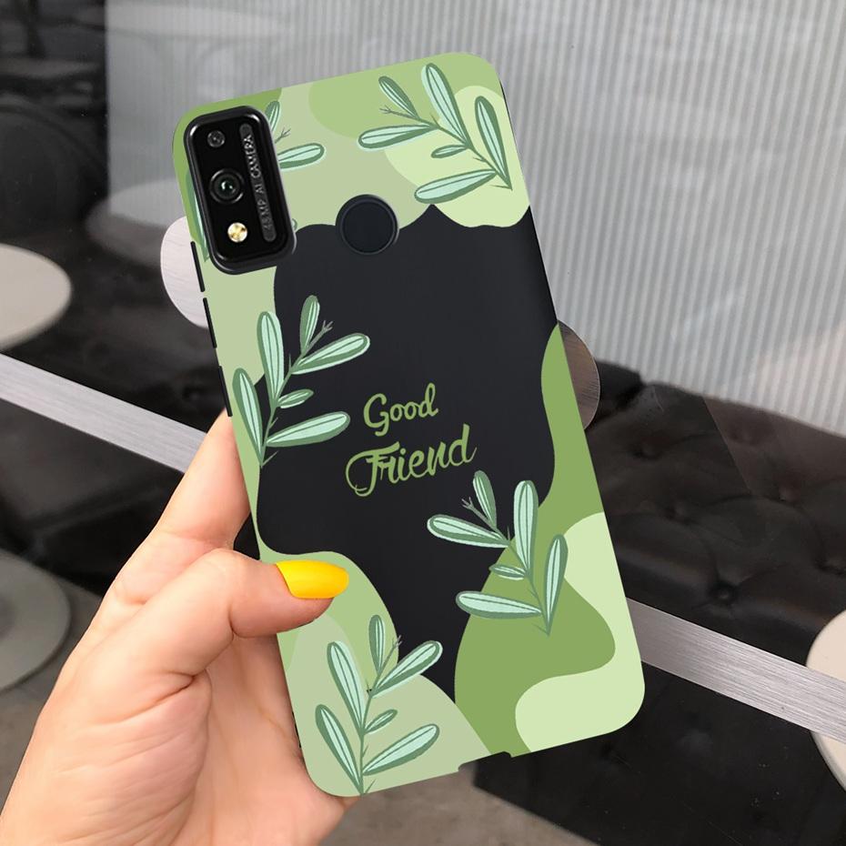 For Honor 9X Lite JSN-L21 Phone Case Honor 9X STK-LX1 Lovely Printing Macaroon Silicone Soft Cases Cover For Honor9X 9 X Lite
