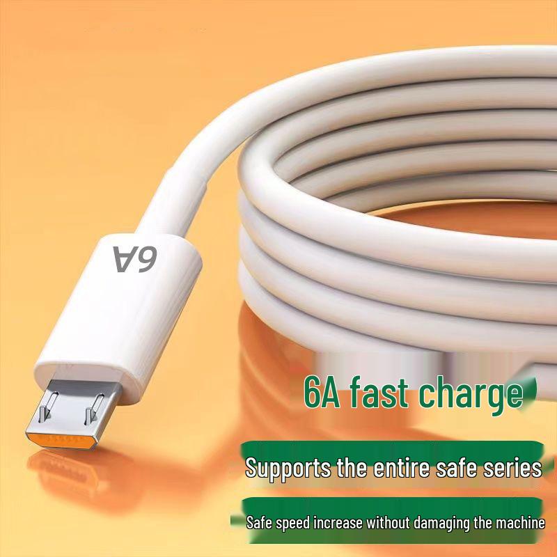 6A Fast Charge Android Data Cable for Huawei, Vivo, Xiaomi, Oppo - Micro USB