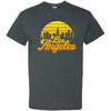 Los Angelos CA Retro Skyline Sunset - Home State Pride Summer T Shirt