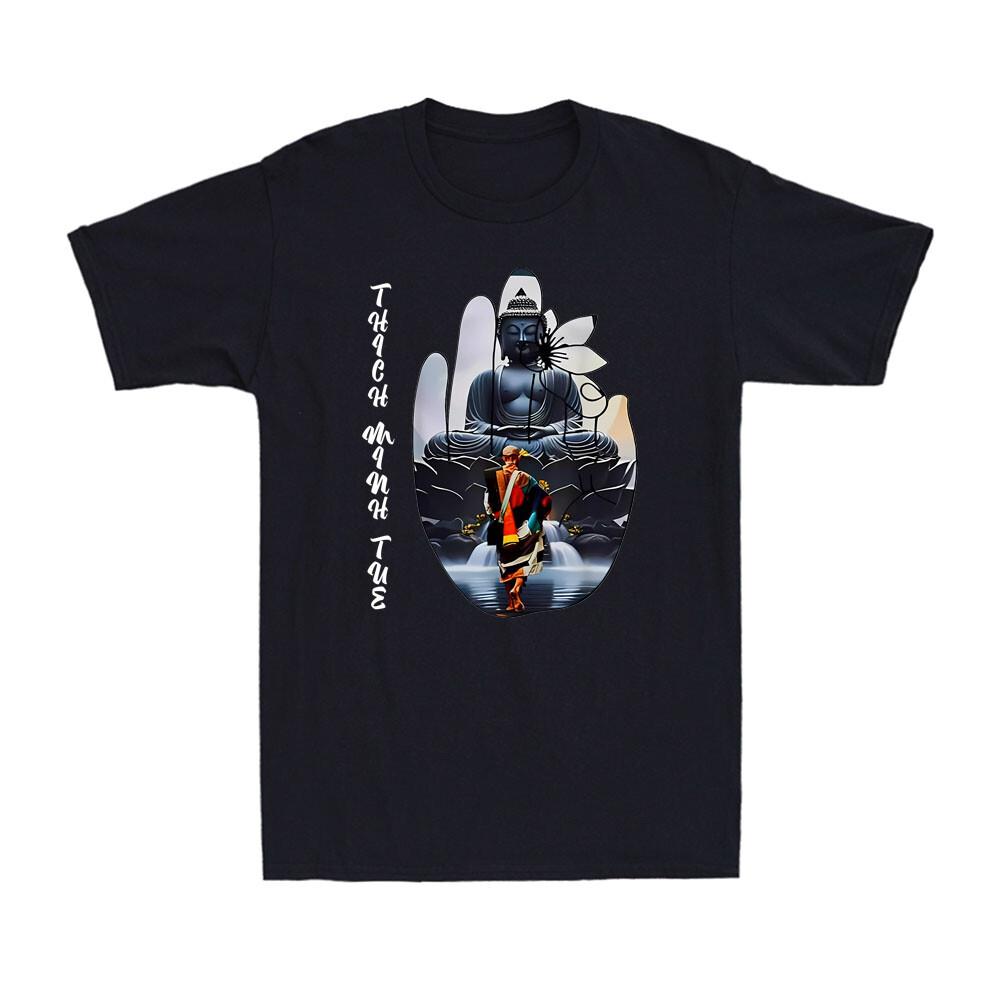 Su Thay Thich Minh Tue Buddhist Monks Vietnam Buddha Vietnamese Men s T-Shirt S