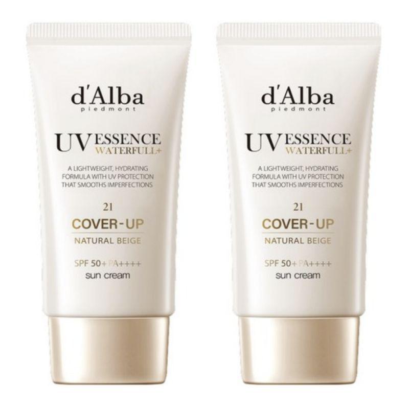 d'Alba Waterfull Tónovací opalovací krém Natural Cover Béžový č. 21 SPF50+ PA++++ 50ml