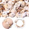 50pcs/lot Ocean Animal Acrylic Beads Turtle Starfish Conch Beads Beige Loose Beads For Jewelry Making DIY Bracelet Accessories