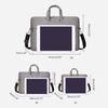 Protective Carrying Case Notebook Handbag Oxford Cloth Laptop Computer Bag with Shoulder Strap Splash-proof Portable