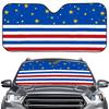 American Flag Car Sunshade: Sun Shield for Front Window