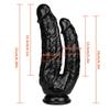 Adult Sex Dildo Toy Double Ended Realistic Dildo Penis Cock Anal Plug Massager G-spot
