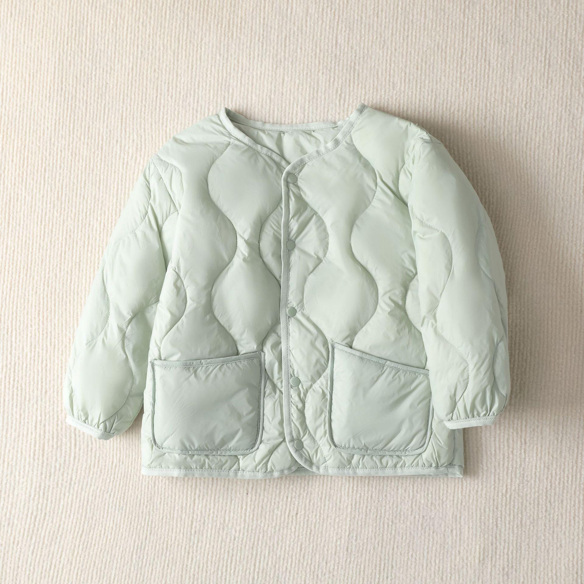 

Children s down jacket inner tank children s clothing warm and light boys and girls large, medium and children s jackets 150cm зелений