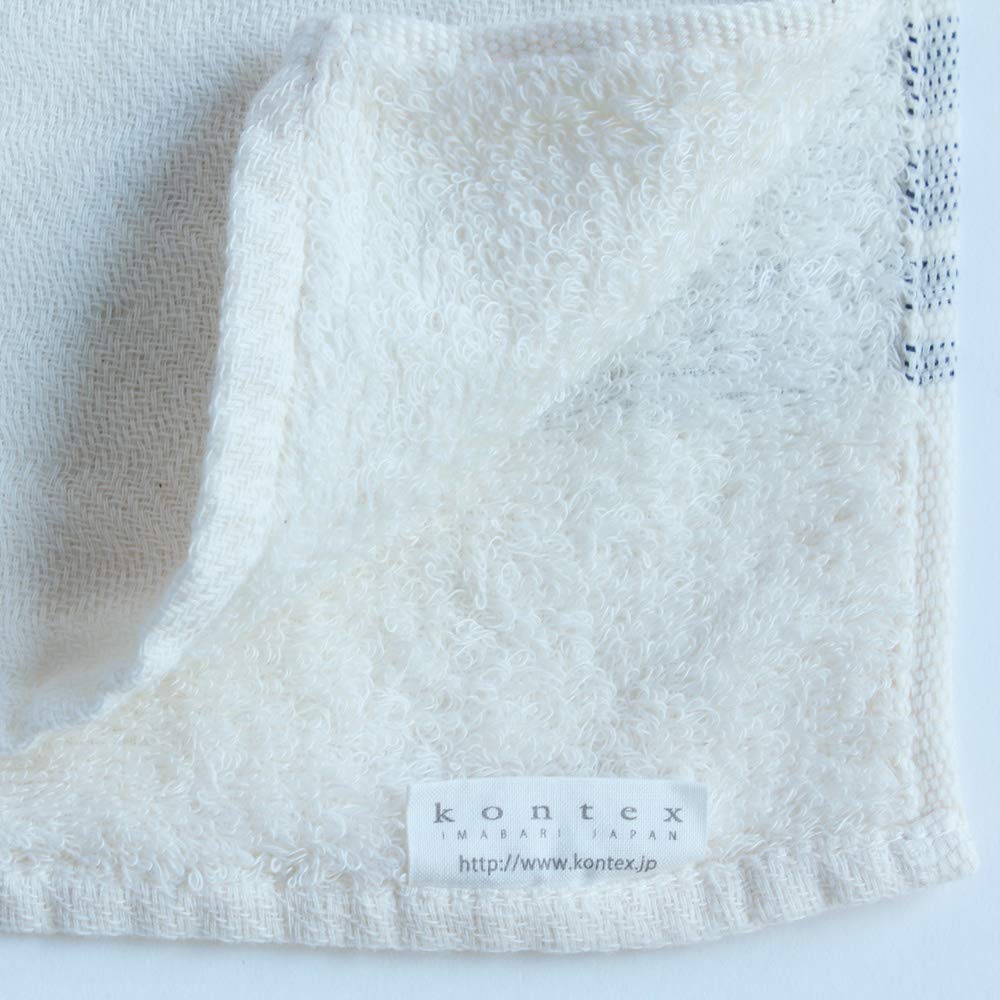 Imabari Towel Contex Flax Line Bath Navy Towel,