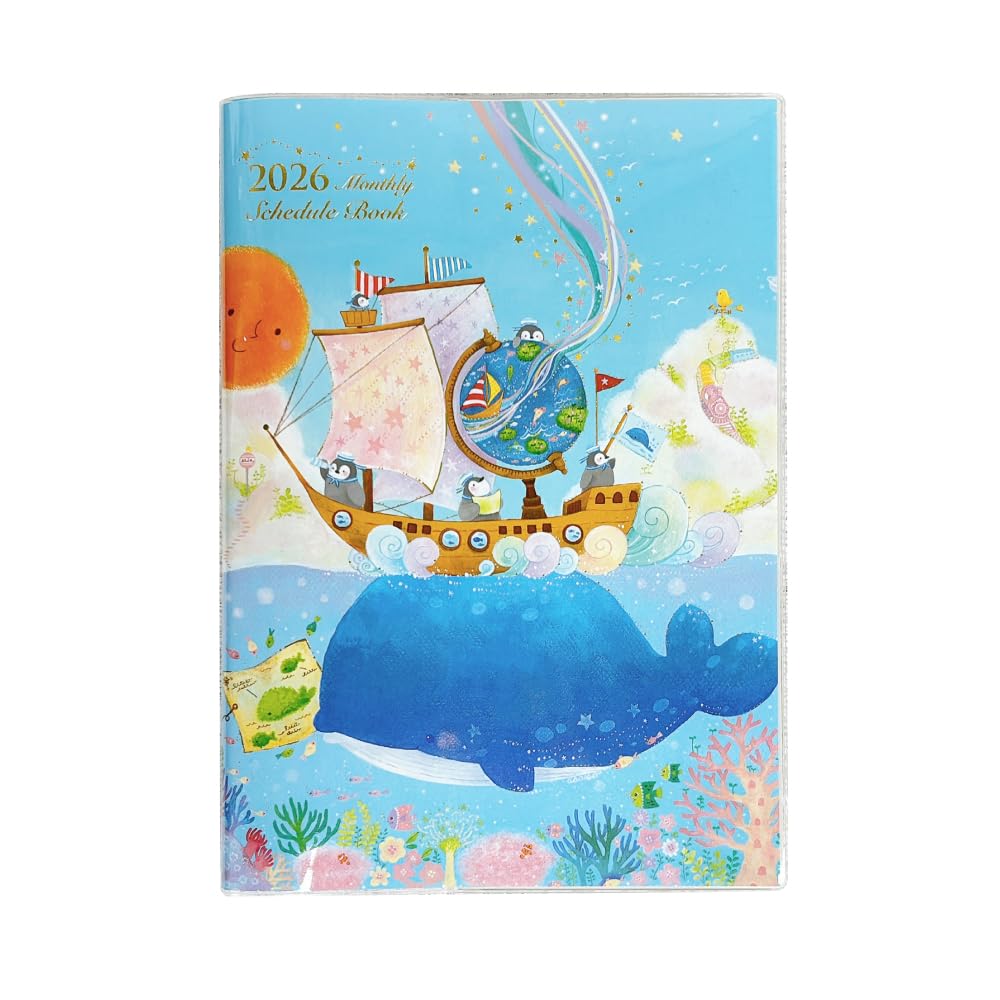 Зажим Yoshida Asano Планер 2026 B6 Ежемесячный Остров Кит Путешествие SB96500 Октябрь (Начинается в 2025)