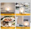 Yousheng LED Night Light with Gesture Control Soft Glow Flicker Free Motion Sensor Technology Bedside Lamp Simulation Candle Decor