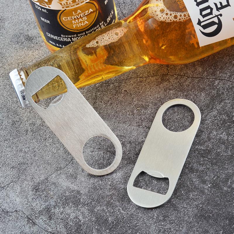 Portable Stainless Steel Bottle Opener Durable Beer Bottle Opener Beer Opener Soda Drink Creative Minimalist Bottle Opener Tool