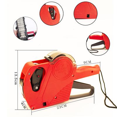 MX-5500 8 Digits Handheld Price Tag Gun with 1 Ink Coding Machine Price Label Gun for Retail Stores Supermarket