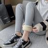 Quality Fleece Leggings Women's Wear Autumn and Winter High-waisted Thickened Lamb Fleece Extra Thick Thermal Cotton Pants