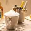 Champagnerkübel Edelstahl Kühler mit Griff