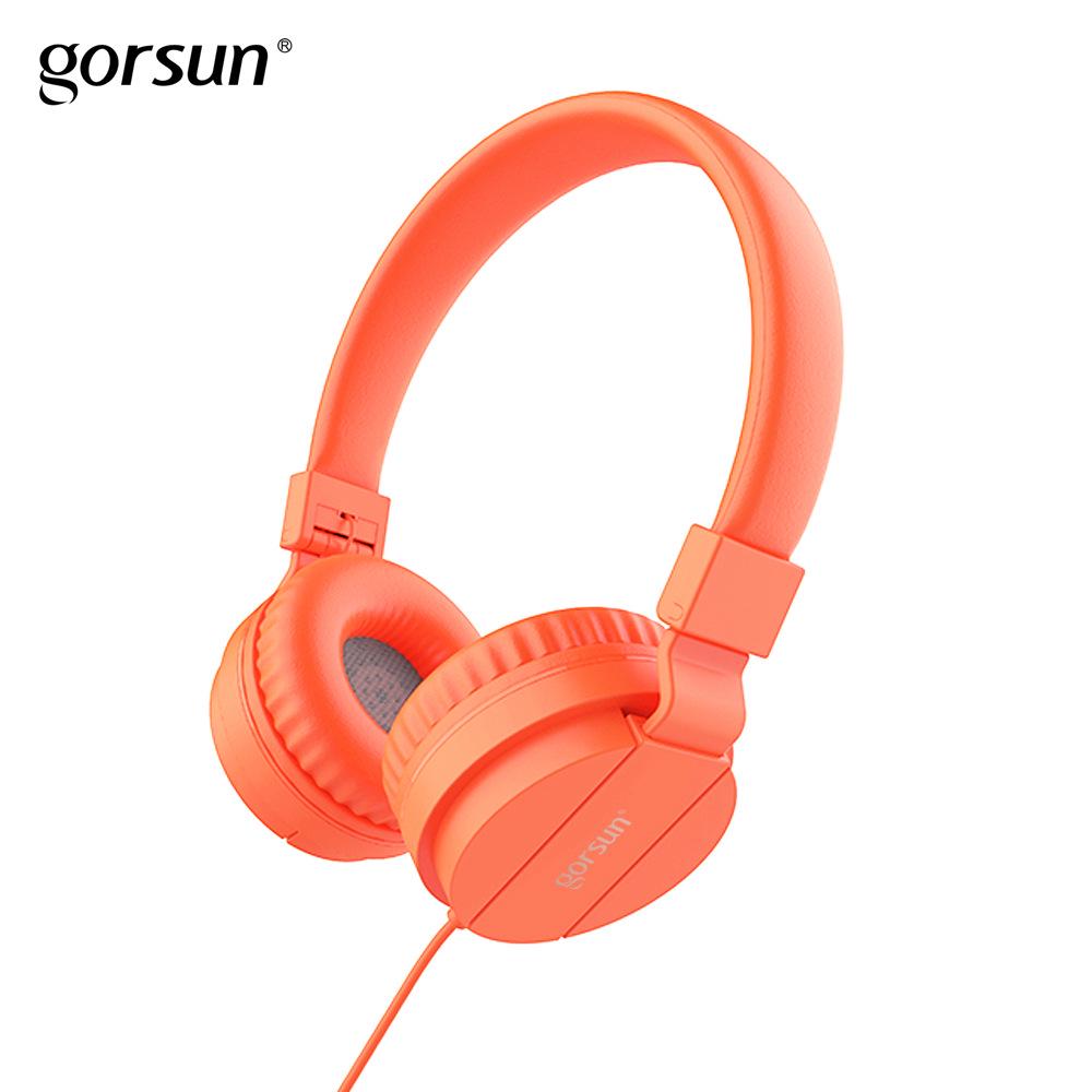 Gorsun Kids Headphones, Lightweight Stereo Wired Children's Headsets for Kids Adults Adjustable Headband Toddler Headset for Smartphones