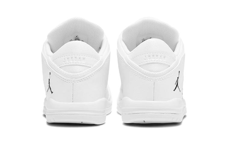 Jordan Flight Origin 4 Low Top Children's Basketball Shoes White Children Aged 3 7 Years Old 921197-100