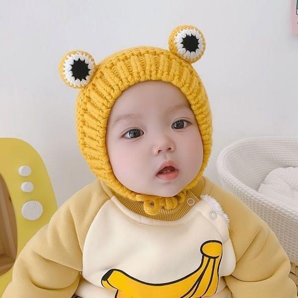 Baby Hat Autumn and Winter Baby Winter Out Windproof Hat Super Cute Baby Bag Head Warm Hat Ear Protection Hat