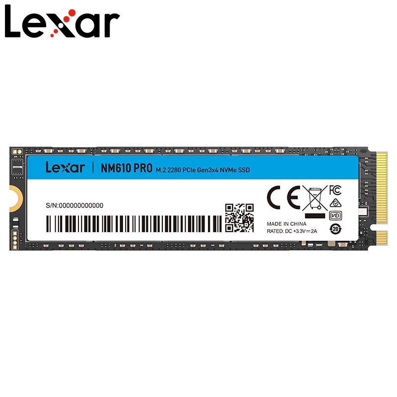 Lexar NM610 SSD: 500GB, 1TB, 2TB M.2 for Desktop & Notebook