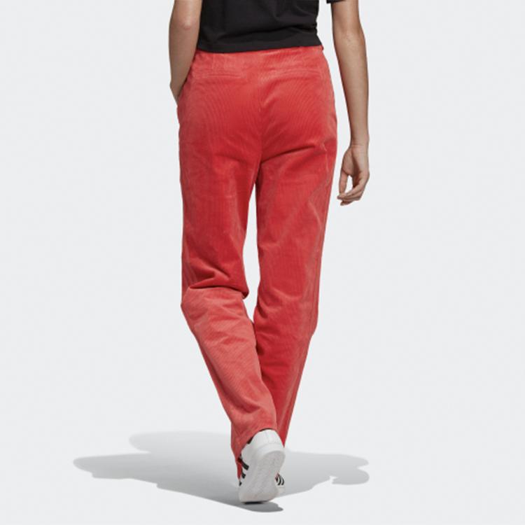 Adidas Originals High Waist Loose Breathable Casual Sports Pants Women Pants Pink GU0812