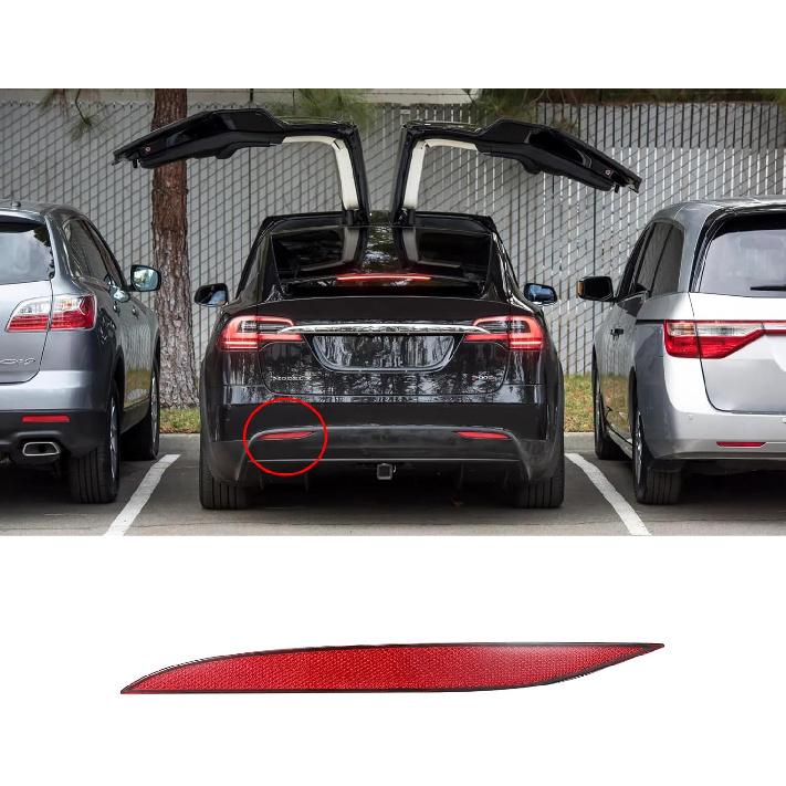 

Right Rear Bumper Reflector Passenger Side 1034343-00-C Compatible with Tesla Model X 2016-2023 Left