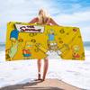 Cartoon The S-Simpsons Bath Towel Microfiber Soft Water Absorbing Breathable For Girl Kids Decorative Cartoon Beach Towel