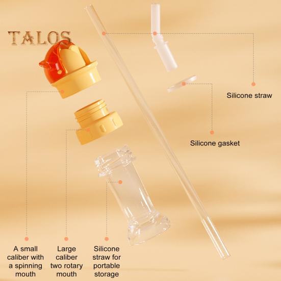 Beverage Water Bottle Straw Lid BPA-Free Twist Cap No Spill Silicone Cover Heat-Resistant Water Bottle Lid Compatible with Most Bottles