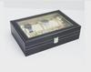 Leder Mehrfach-Uhren- & Schmuck-Präsentationsbox