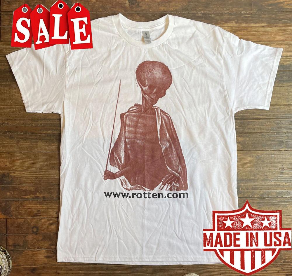 Rotten dot com Футболка с базовым логотипом раннего интернета Унисекс S