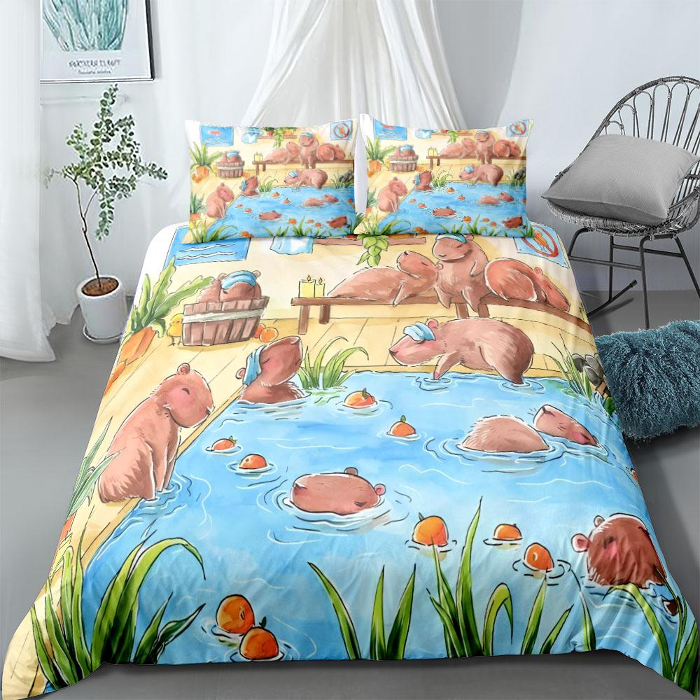 Chopping Mall Duvet Cover Set Without Sheet King Queen Double Full Twin Single Size Bed Linen Set