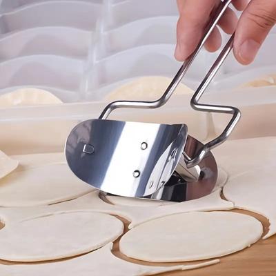 DIY Knödelform, rund, Rollschneideklinge, Teigkreisschneider, Ravioli-Maker, Gerät, Knödelverpackung, manuelle Haushaltswerkzeuge