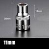 1pc 8-32mm Hex Socket Wrench Head Set 1/2 Short Long Socket Deep Nut Driver Sleeve Spanner End Ratchet Tool With Holder