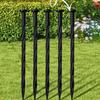 No Edging Spikes Pieces Spiral Nylon Anchor Stakes 8 Inch For Pavers, Barriers, Sod, Anchor Spikes
