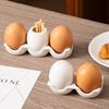 New Egg-Shaped Ceramic Spice Jar Seasoning Container Kitchen Restaurant Salt Pepper Sugar Jar