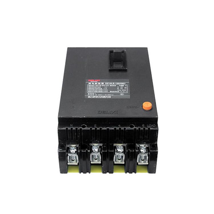 DELIXI DZ15LE-100/4901 Low Voltage Earth Leakage Circuit Breaker 63A/100A
