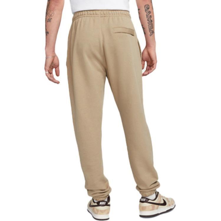 Nike Knitted Sweatpants Men's Khaki Moderate Cuffed Pants DX0800-247