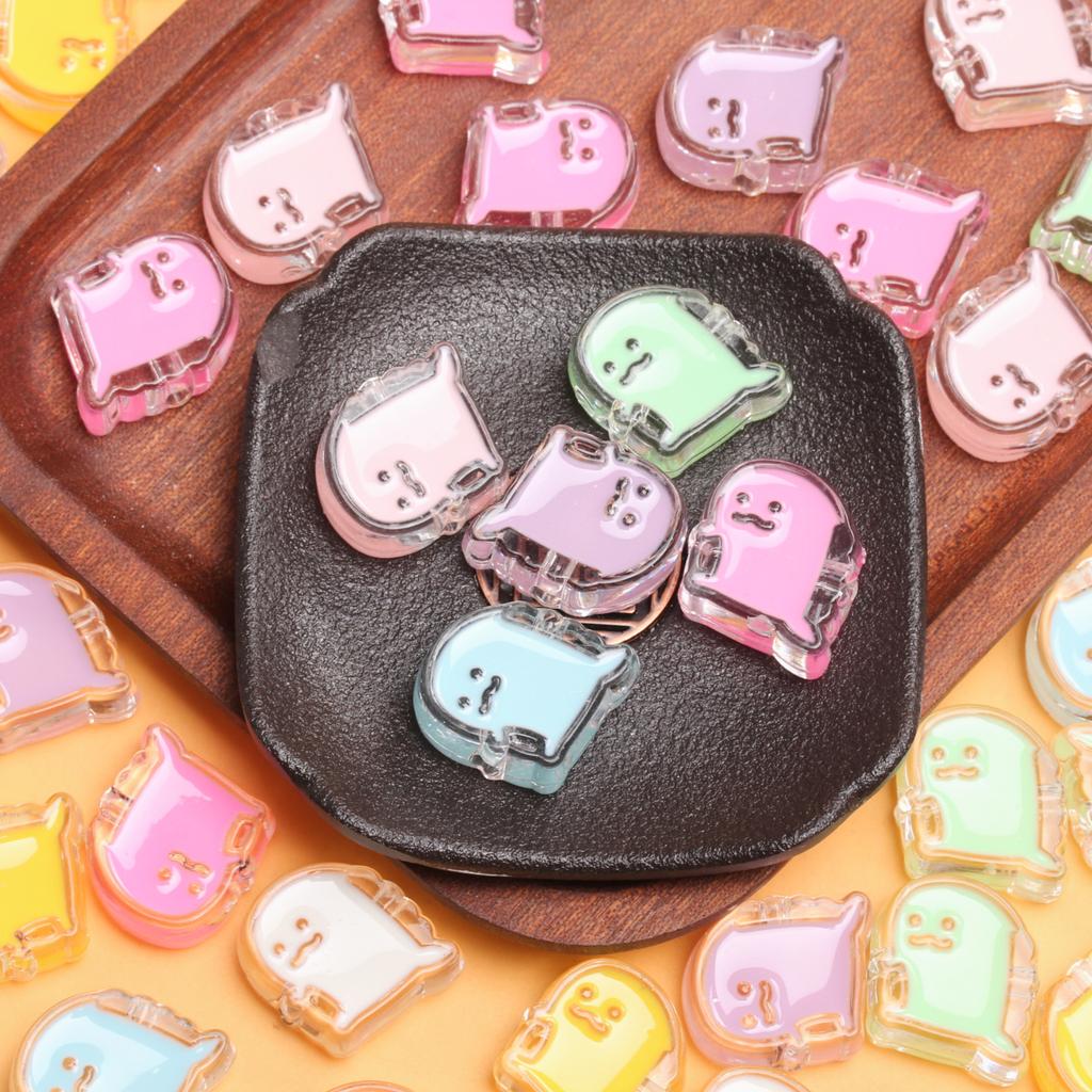 200 de bucăți orificiu pentru cruce pentru brățară, colier, pictură, bowknot/fantomă, acrilic, modă, bricolaj, materiale lucrate manual