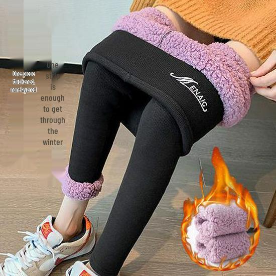 

Women s High-Waisted Fleece-Lined Embroidered Cotton Leggings XL (suggested 110-125 jin)