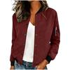 Giacca Cardigan da Donna in Camoscio con Bottoni, Casual, Manica Lunga, Capo Esterno Leggero con Tasca e Bordi a Coste