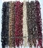Butterfly Locs Häkelhaar Zöpfe Extensions Weiches Synthetisches Einzel-Weft Faux Locks Lockige Zöpfe Dreadlocks Strähnen Faux Locks