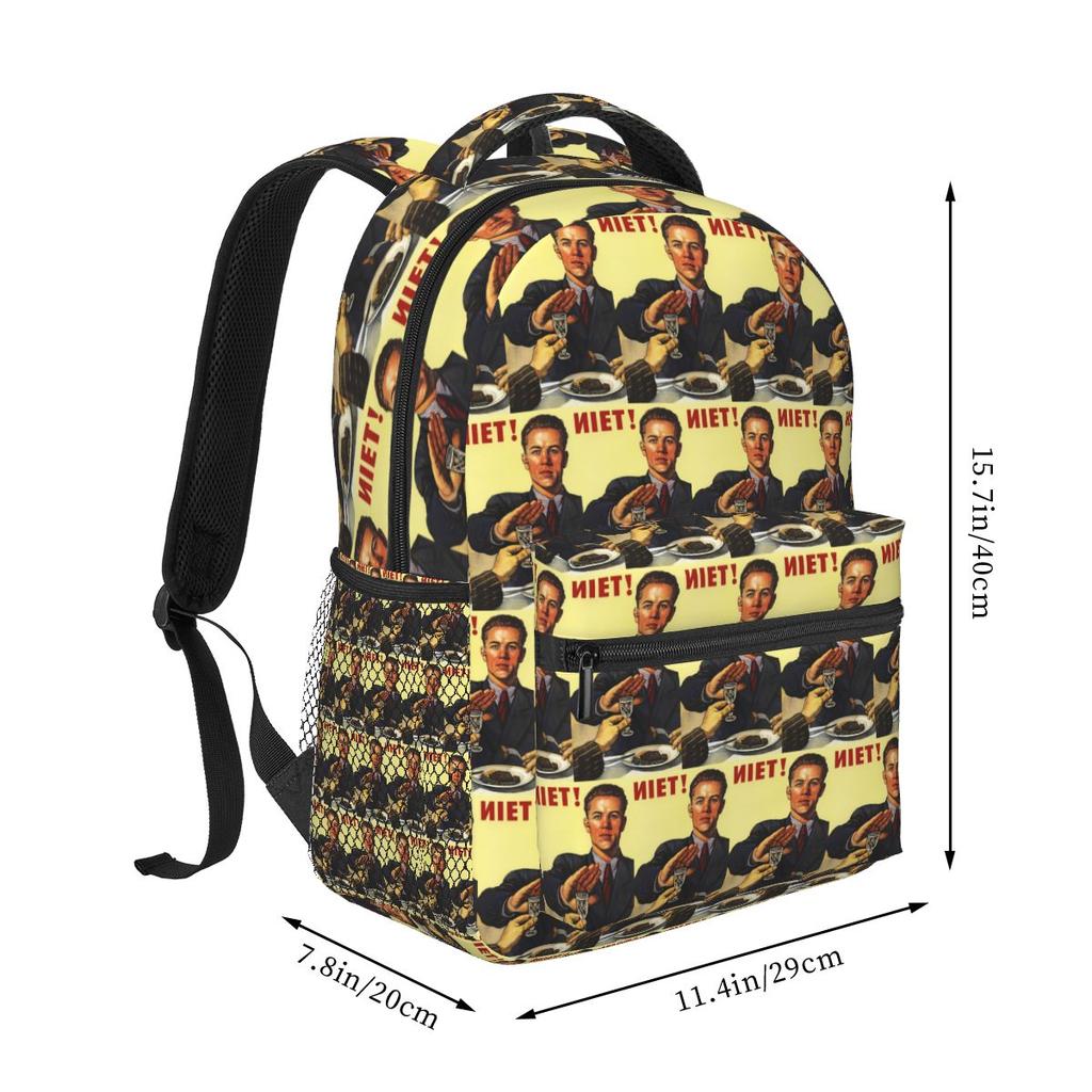 Rene Magritte Painting Pupil Everyday Backpack School Tote Hiking Outing Daypack for Boys Girls Trend Backpack Sling Bags