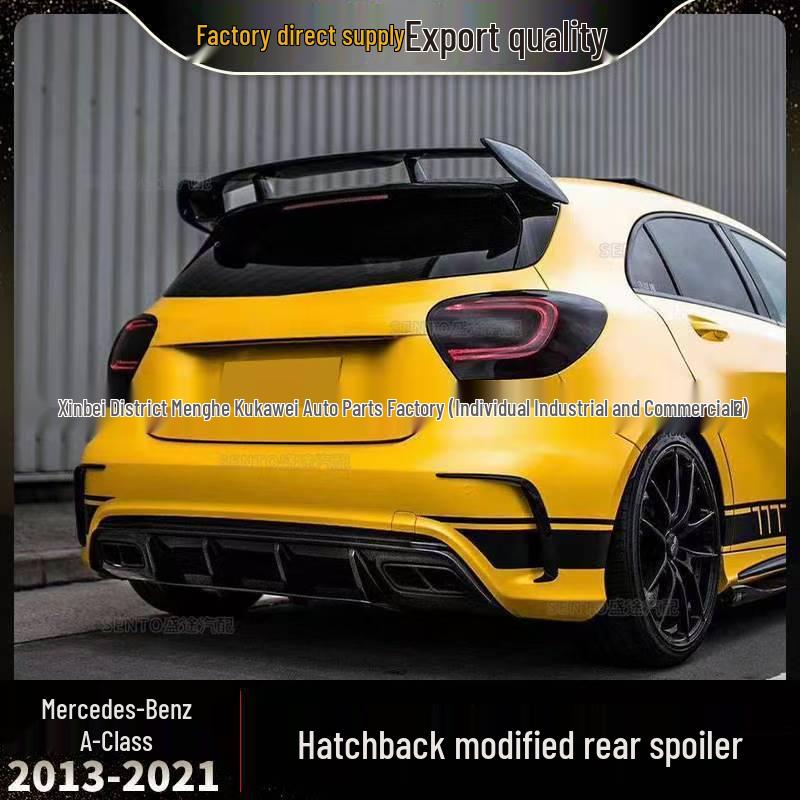 Mercedes A-Class 2012-2021 A45 W176 W177 Комплект обвеса с задним спойлером A-Class W177 [Gloss Black]