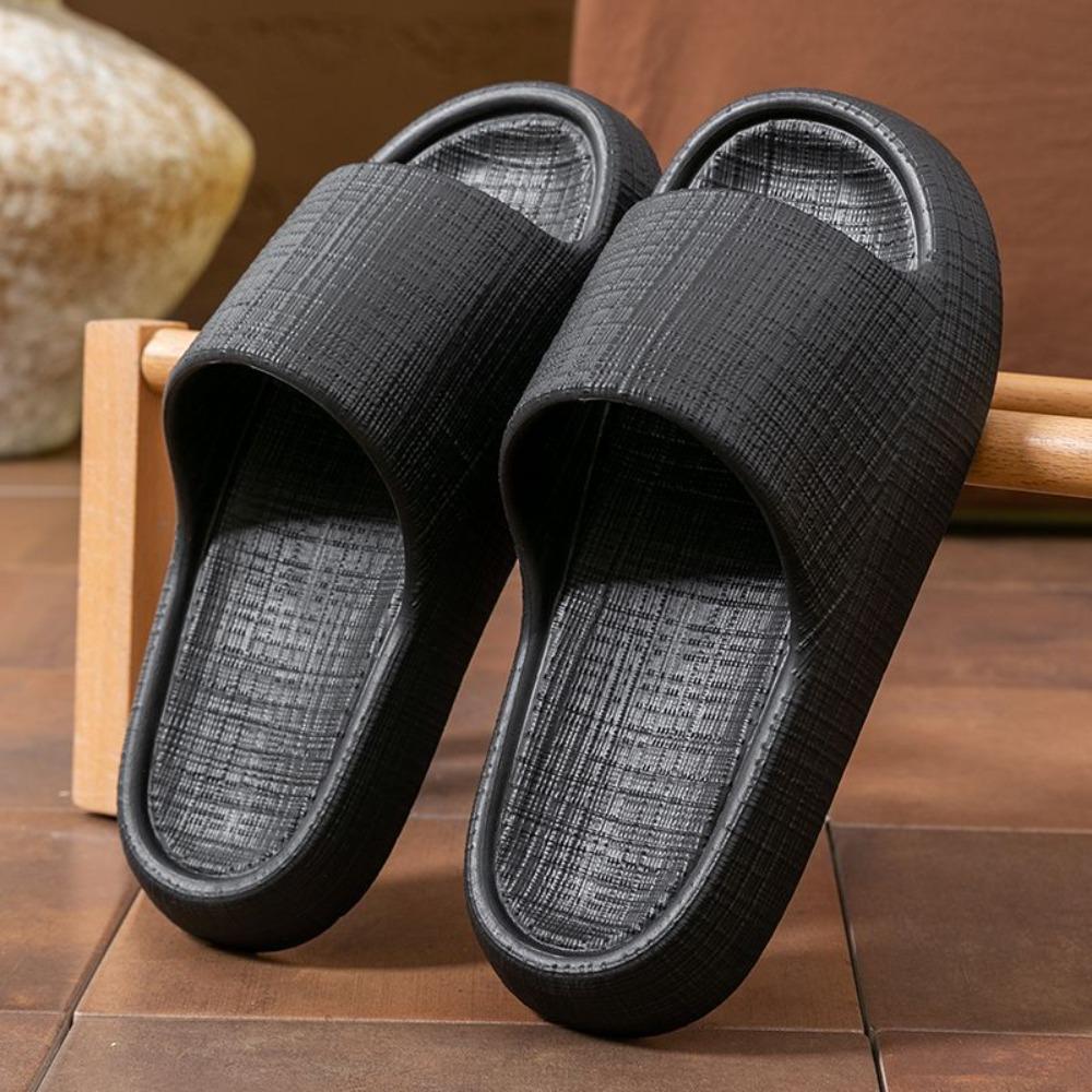 

Outdoor Summer Fashion Indoor Slippers Non Slip Home Sandals Men s Beach Shoes EVA Unisex Soft Thick Soled Slippers Women s 44-45 чорний