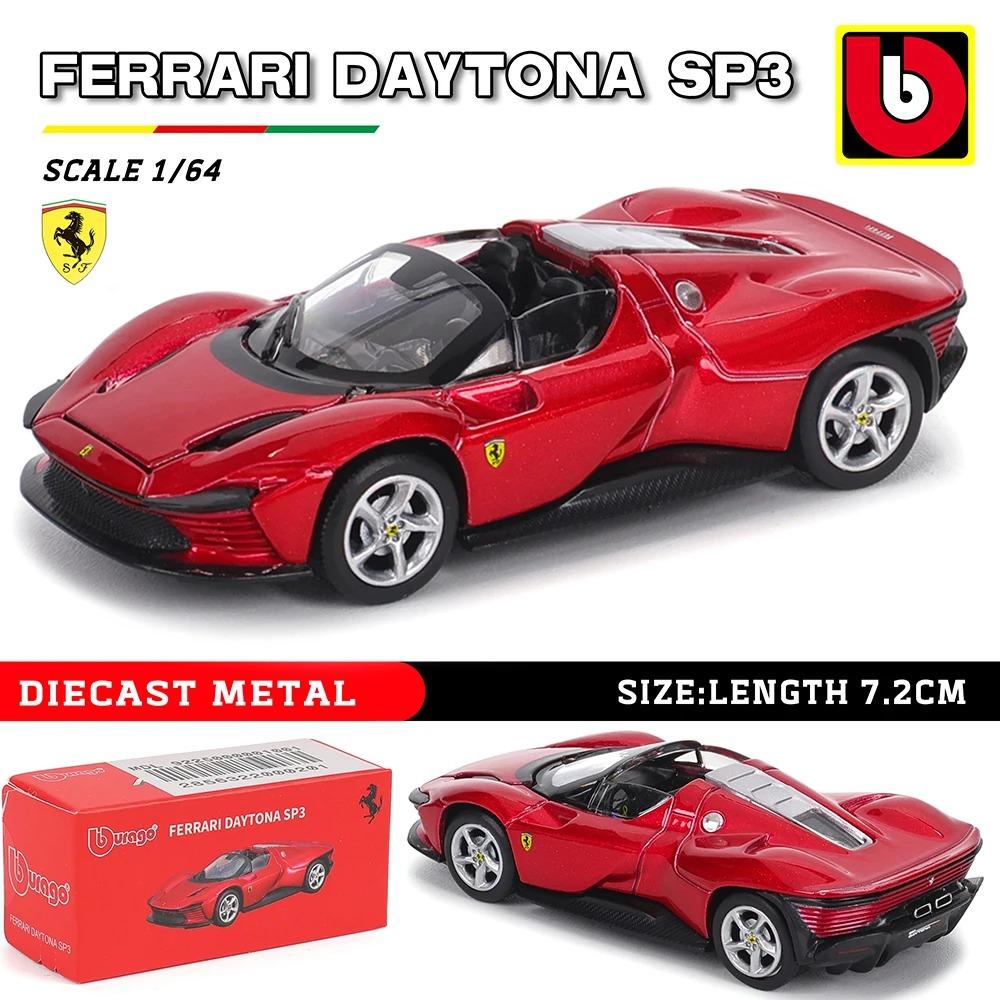 Bburago 1:64 véritables modèles de voiture Ferrari SP1 812 COMPETIZIONE ENZO F40 F12TDF SF90 série jouets cadeau de Noël pour garçon enfants