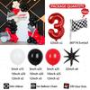 152Pcs Race Car Theme Balloon Garland Arch Kit Red Black White Latex Balloons Boy's Birthday Party Baby Shower Decoration Gift