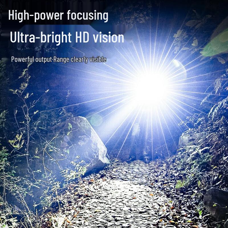 Pailide JN808 White Laser Rechargeable Zoom Headlamp