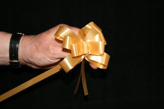 Wstążki Ściągane Kokardy 5 Cm, 10 Szt, J. Róż